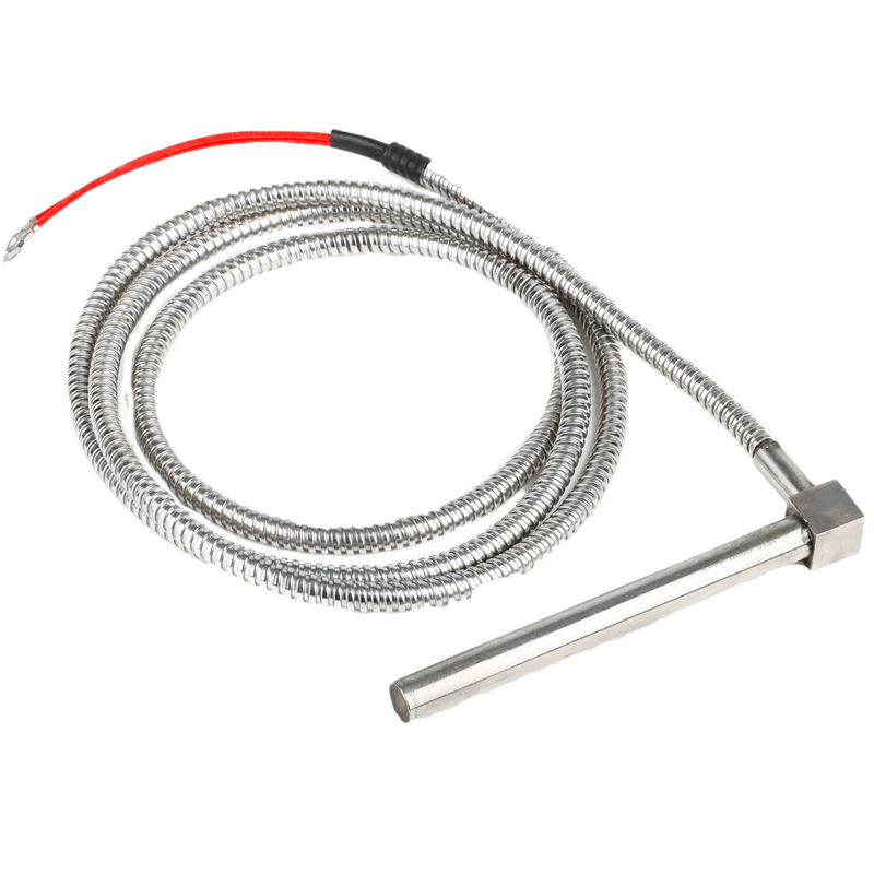 Cartridge heater, cartridge heating tube, armored right angle cartridge